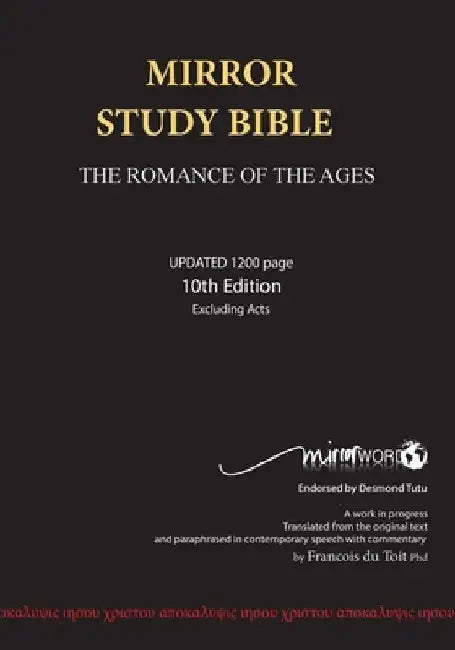Mirror Bible (Wide Margin) (English, Francois Du Toit)