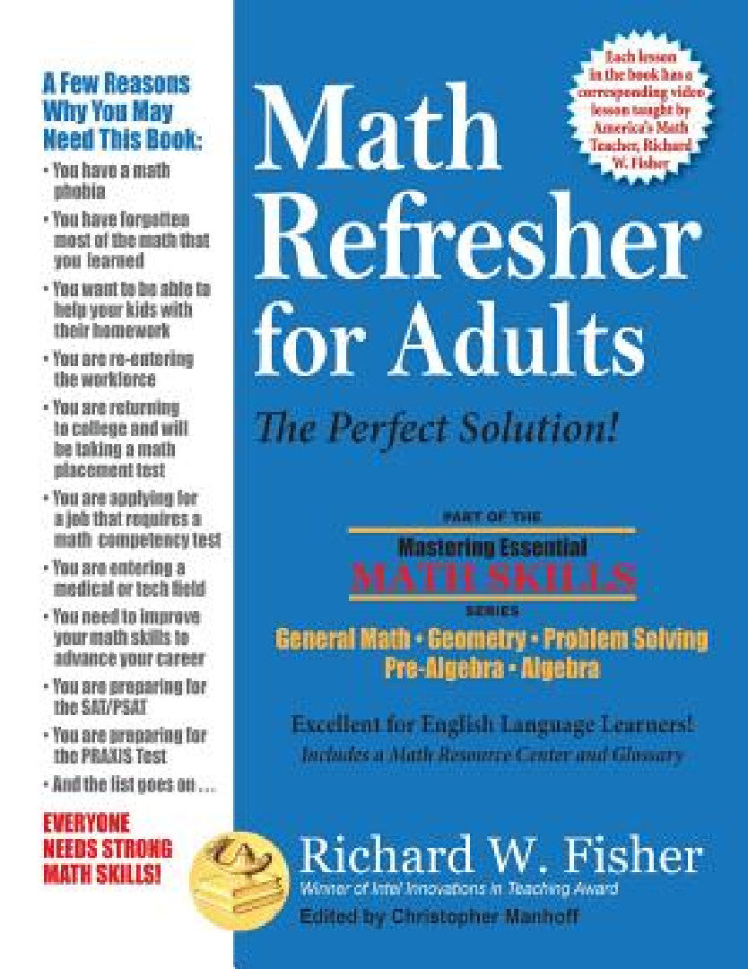 Math Refresher for Adults (English, Richard W. Fisher)