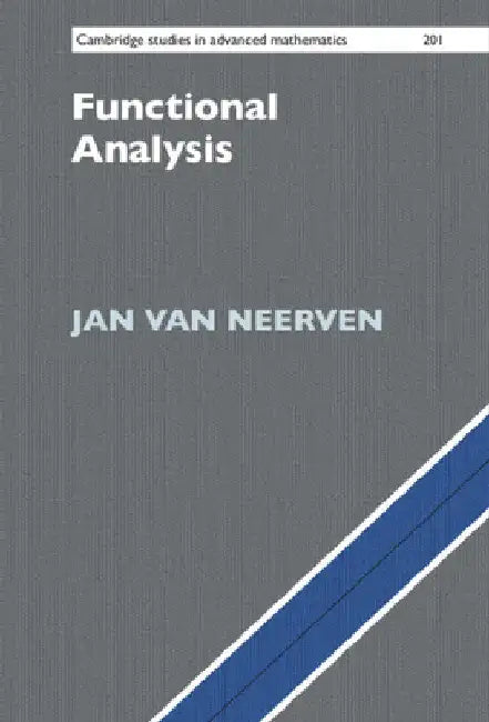Functional Analysis (English, Jan Van Neerven)