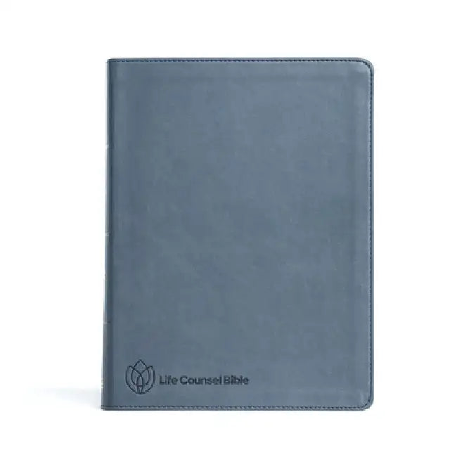 CSB Life Counsel Bible, Slate Blue Leathertouch (English, New Growth Press | Csb Bibles by Holman)