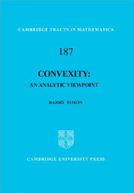 Convexity (English, Barry Simon)