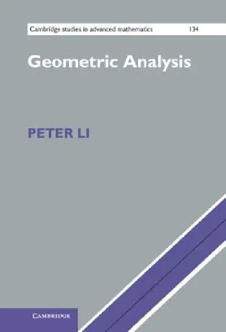 Geometric Analysis (English, Peter Li)
