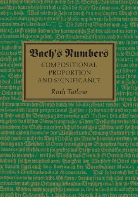 Bach's Numbers (English, Ruth Tatlow)