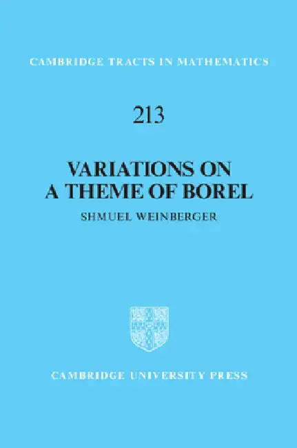 Variations on a Theme of Borel (English, Shmuel Weinberger)