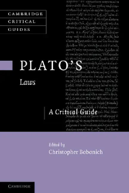 Plato's 'Laws' (English, Christopher Bobonich)