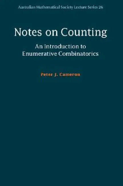 Notes on Counting (English, Peter J. Cameron)