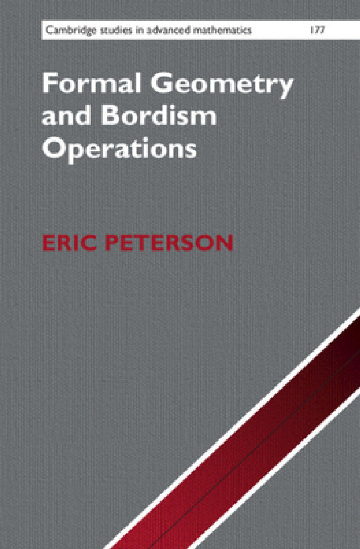 Formal Geometry and Bordism Operations (English, Eric Peterson)
