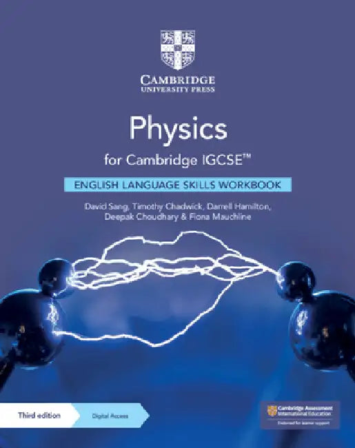 Physics for Cambridge Igcse(tm) English Language Skills Workbook with Digital Access (2 Years) [With (English, David Sang | Timothy Chadwick | Darrell Hamilton)