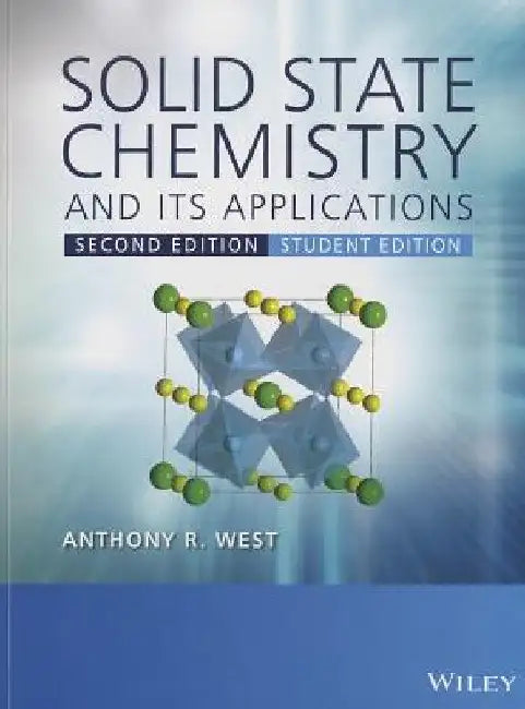 Solid State Chemistry and Its Applications (English, Anthony R. West)
