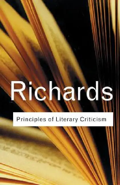 Principles of Literary Criticism (English, I. a. Richards)