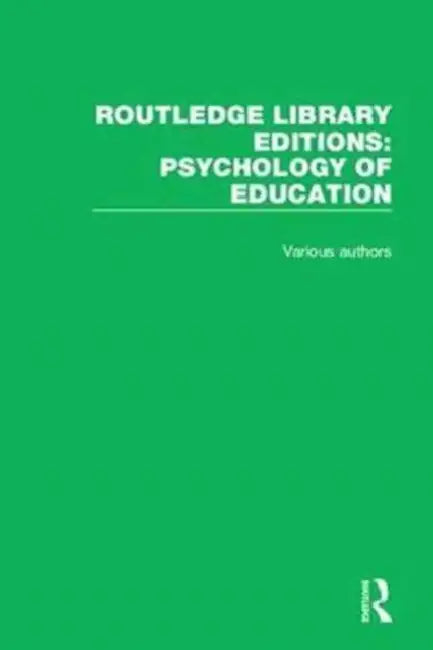 Psychology of Education (English)