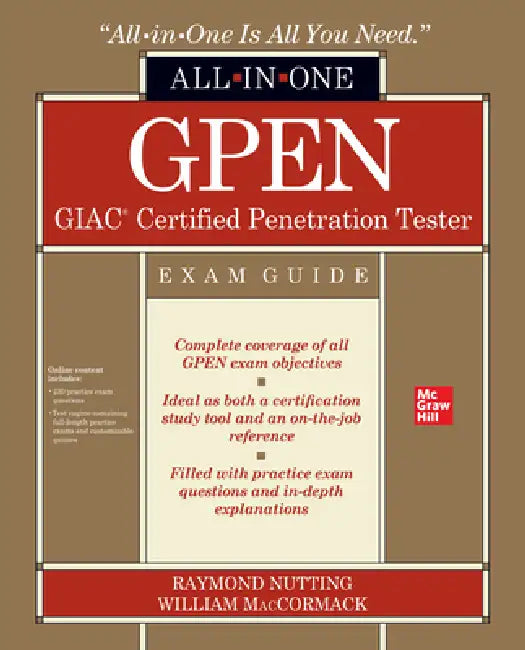 GPEN GIAC Certified Penetration Tester All-in-One Exam Guide (English, Raymond Nutting | William MacCormack)