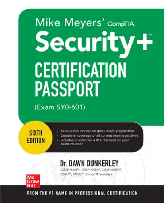 Mike Meyers' Comptia Security+ Certification Passport, Sixth Edition (Exam Sy0-601) (English, Dawn Dunkerley)
