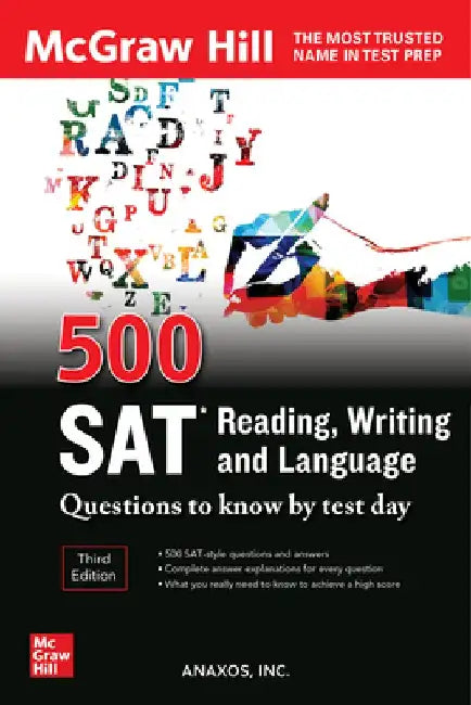 500 SAT Reading, Writing and Language Questions to Know by Test Day, Third Edition (English, Inc Anaxos)