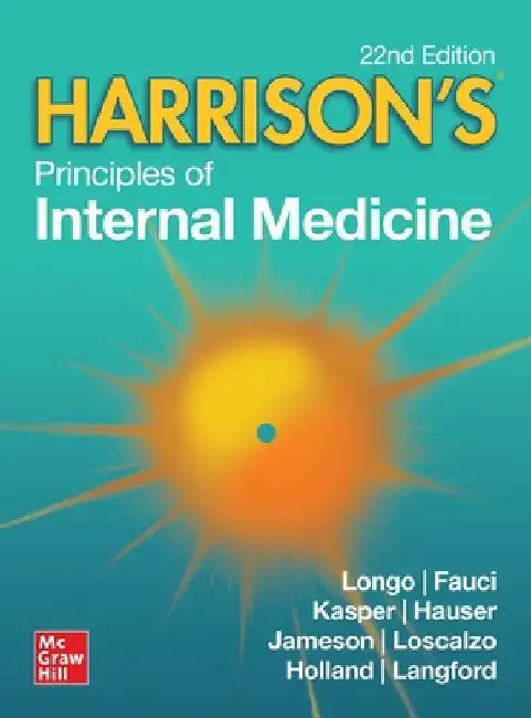 Harrison's Principles of Internal Medicine Twenty-Second Edition (Vol.1 & Vol.2) (English, Dan Longo)