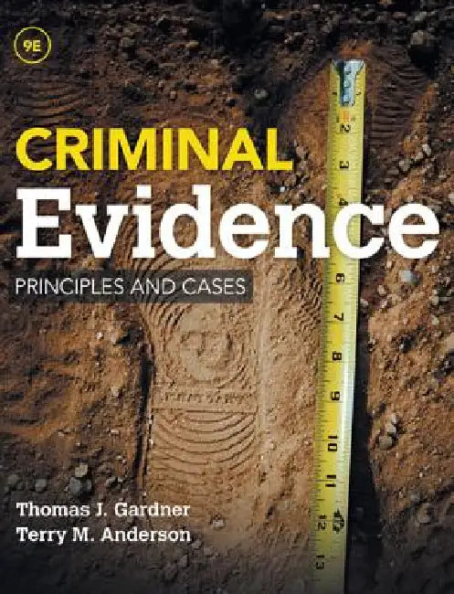 Criminal Evidence (English, Thomas Gardner | Terry Anderson)