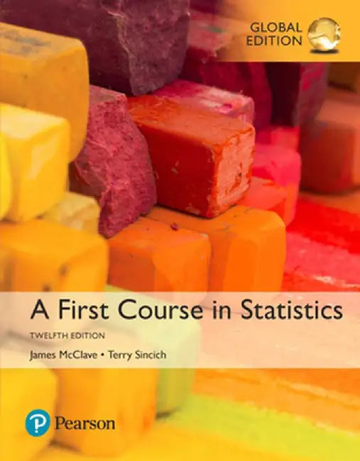 A First Course in Statistics (English, James T. McClave)