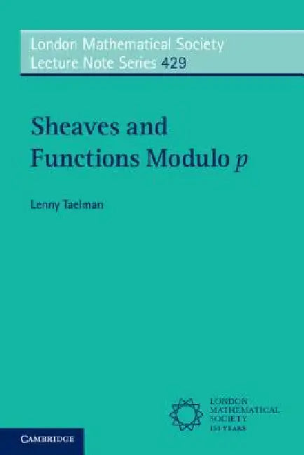 Sheaves and Functions Modulo P (English, Lenny Taelman)