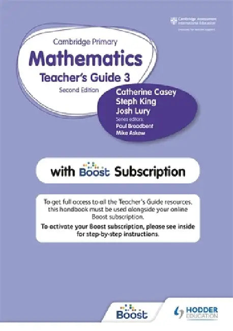 Cambridge Primary Mathematics Teacher's Guide Stage 3 with Boost Subscription (English, Catherine Casey | Steph King)