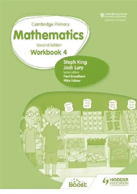 Cambridge Primary Mathematics Workbook 4 Second Edition (English, Josh Lury)