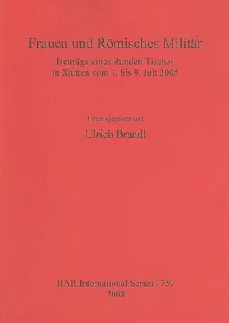 Frauen und Römisches Militär (English, Ulrich Brandl)