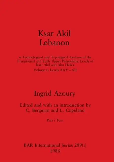 Ksar Akil Lebanon, Part i (English, Ingrid Azoury | C. Bergman | L. Copeland)