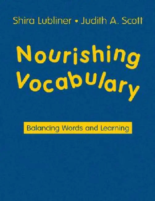 Nourishing Vocabulary (English, Shira Lubliner | Judith A. Scott)
