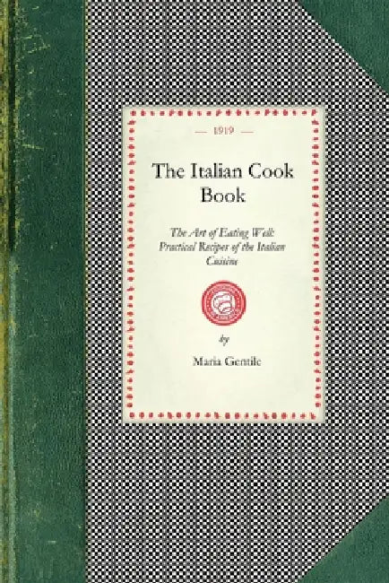 Italian Cook Book (English, Maria Gentile)