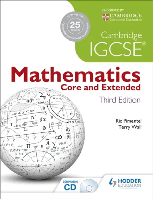 Cambridge Igcse Mathematics Core and Extended 3ed + CD (English, Terry Wall | Ric Pimentel)