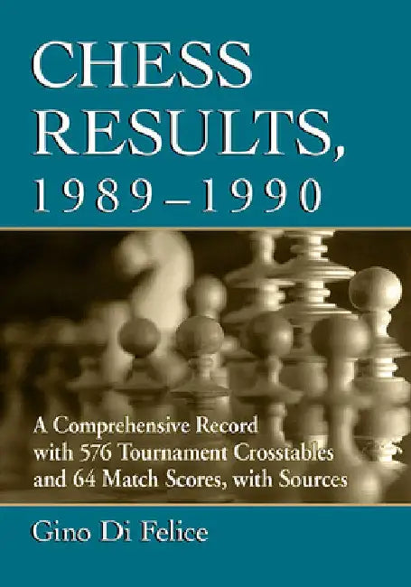 Chess Results, 1989-1990 (English, Gino Di Felice)