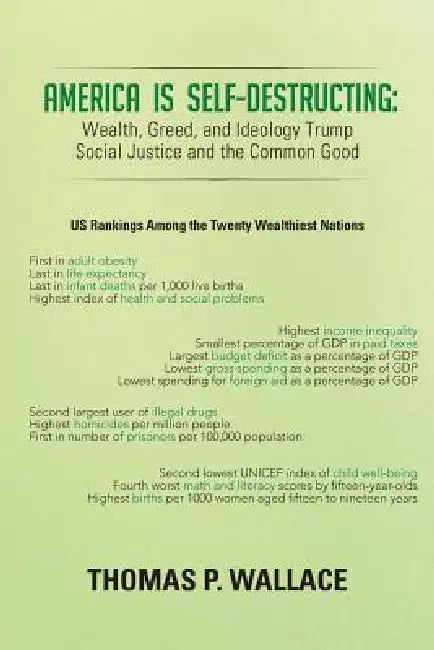 America Is Self-Destructing (English, Thomas P. Wallace)