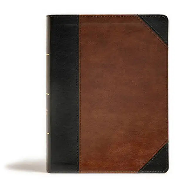 CSB Tony Evans Study Bible, Black/Brown Leathertouch (English, Tony Evans)