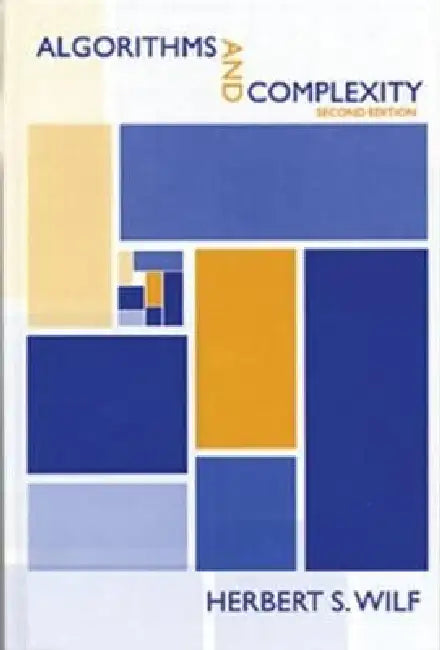 Algorithms and Complexity (English, Herbert S. Wilf)