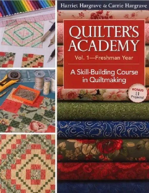 Quilter's Academy Vol. 1-Freshman Year - Print-On-Demand Edition (English, Harriet Hargrave)