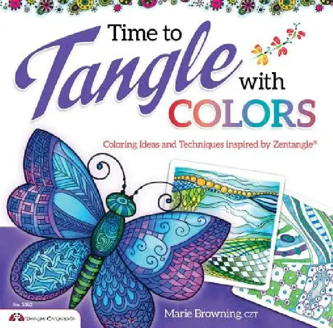 Time to Tangle with Colors (English, Marie Browning)