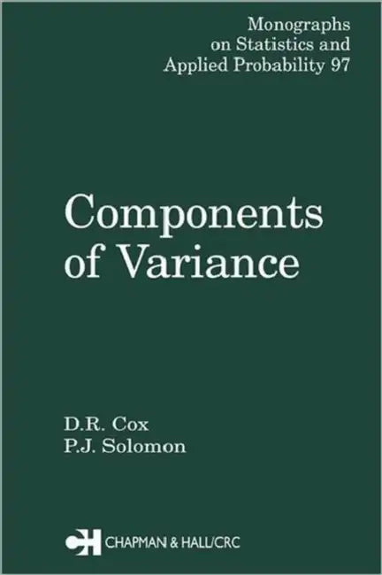 Components of Variance (English, D.R. Cox)