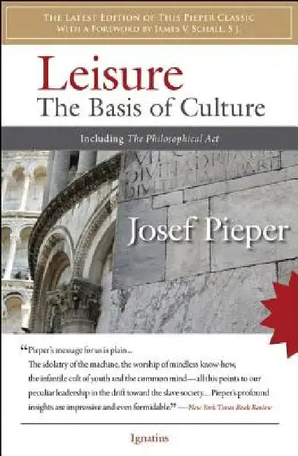 Leisure (English, Josef Pieper)