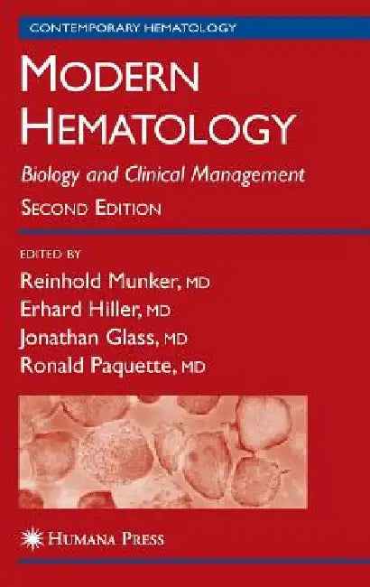 Modern Hematology (English, Reinhold Munker | Erhard Hiller | Jonathan Glass)
