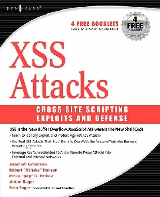 Xss Attacks (English, Jeremiah Grossman | Robert Hansen | Petko Petkov)