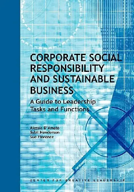 Corporate Social Responsibility and Sustainable Business (English, Alessia D'Amato | Sybil Henderson | Sue Florence)