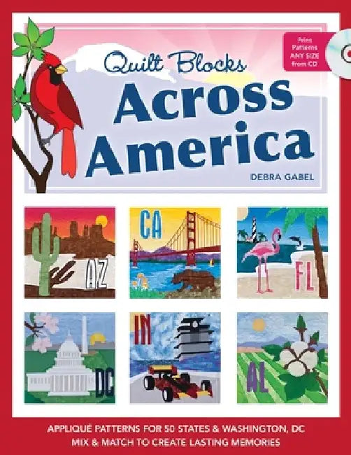 Quilt Blocks Across America (English, Debra Gabel)
