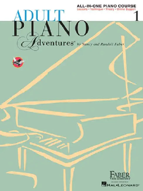 Adult Piano Adventures All-In-One Lesson Book 1 (English, Nancy Faber)