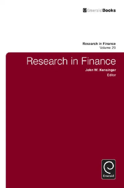 Research in Finance (English, John W. Kensinger)