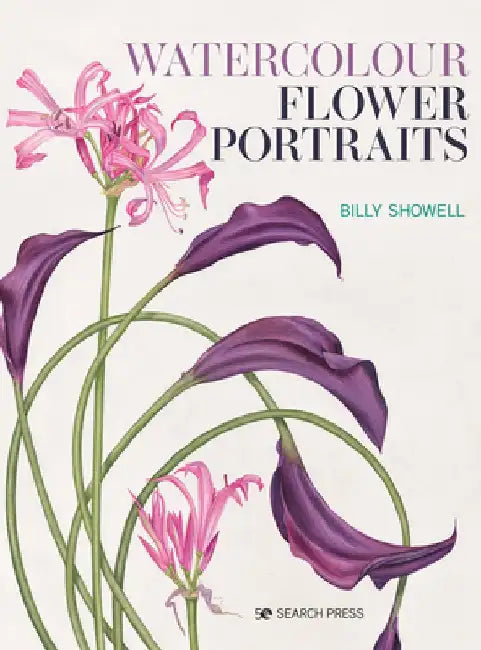 Watercolour Flower Portraits (English, Billy Showell)