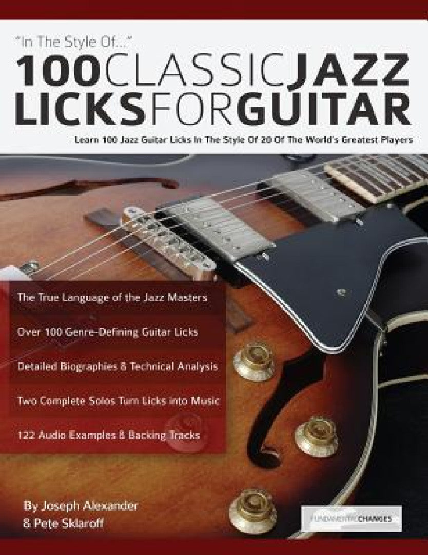 100 Classic Jazz Licks for Guitar (English, Joseph Alexander | Tim Pettingale)