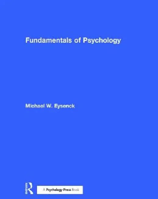 Fundamentals of Psychology (English, Michael Eysenck)