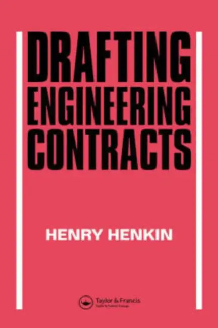 Drafting Engineering Contracts (English, H. Henkin)