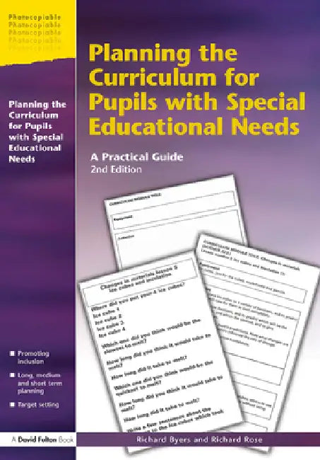 Planning the Curriculum for Pupils with Special Educational Needs (English, Richard Byers | Richard Rose)