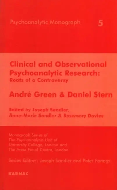 Clinical and Observational Psychoanalytic Research (English, Rosemary Davies | Anne-Marie Sandler | Joseph Sandler)