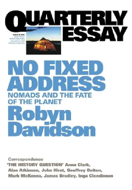 No Fixed Address (English, Robyn Davidson)
